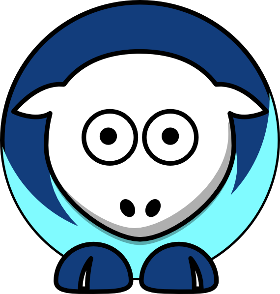 Sheep - Villanova Wildcats - Team Colors - College - Cal State Fullerton Titans Clipart (570x598), Png Download