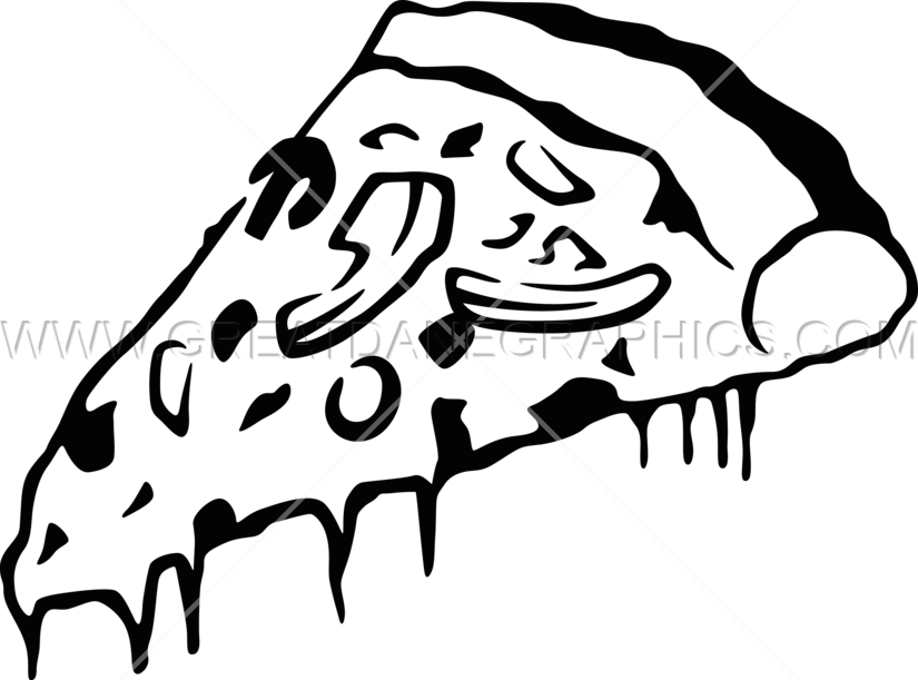 Download Pizza Slice Svg Clipart Pizza Clip Art - Slice Pizza Black And White Png Transparent Png (825x611), Png Download