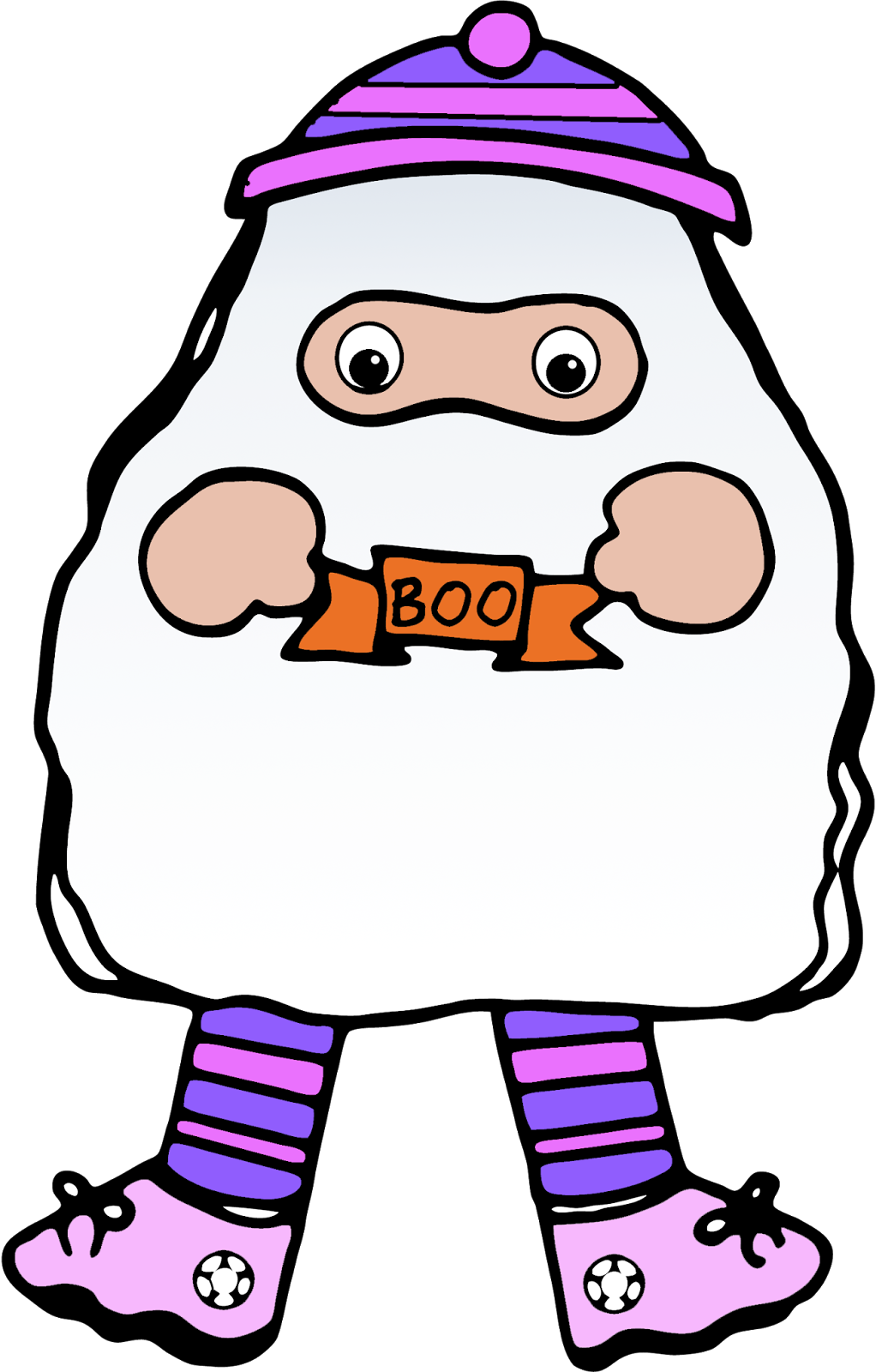 Ghostly Trick Or Treaters - Clip Art - Png Download (1022x1600), Png Download