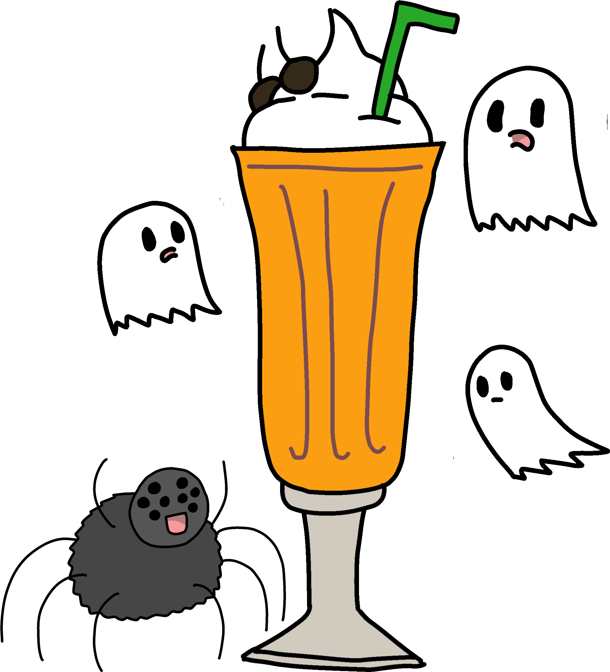Spooky Clipart Drink - Drink - Png Download (2244x2167), Png Download