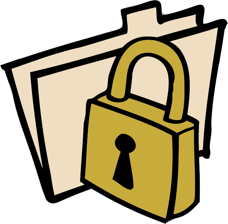 Protect Sensitive Client Information Clipart (789x759), Png Download