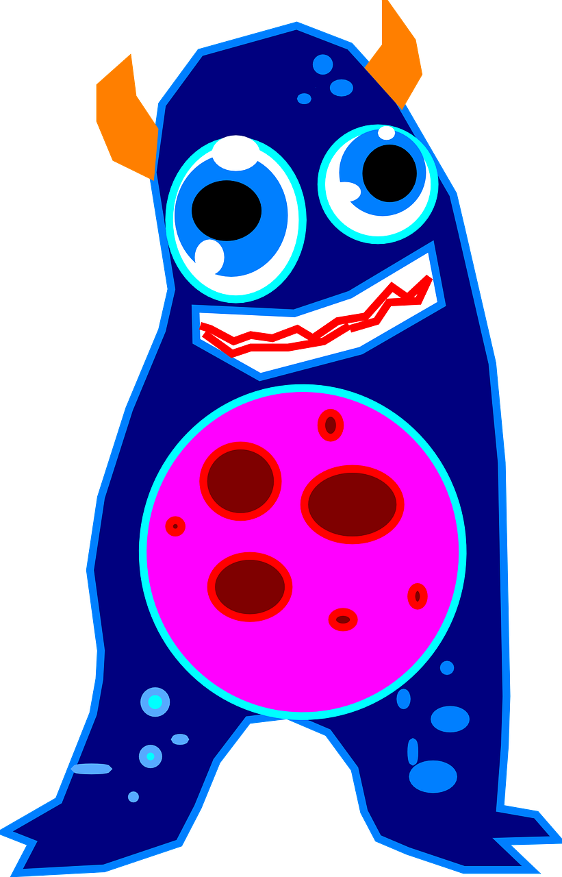 Spooky Clipart Monster - มอน ส เตอร์ ผี - Png Download (462x720), Png Download