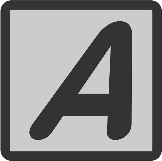 Fttext Italic Clipart Png - Iconos De Cursiva Transparent Png (600x600), Png Download