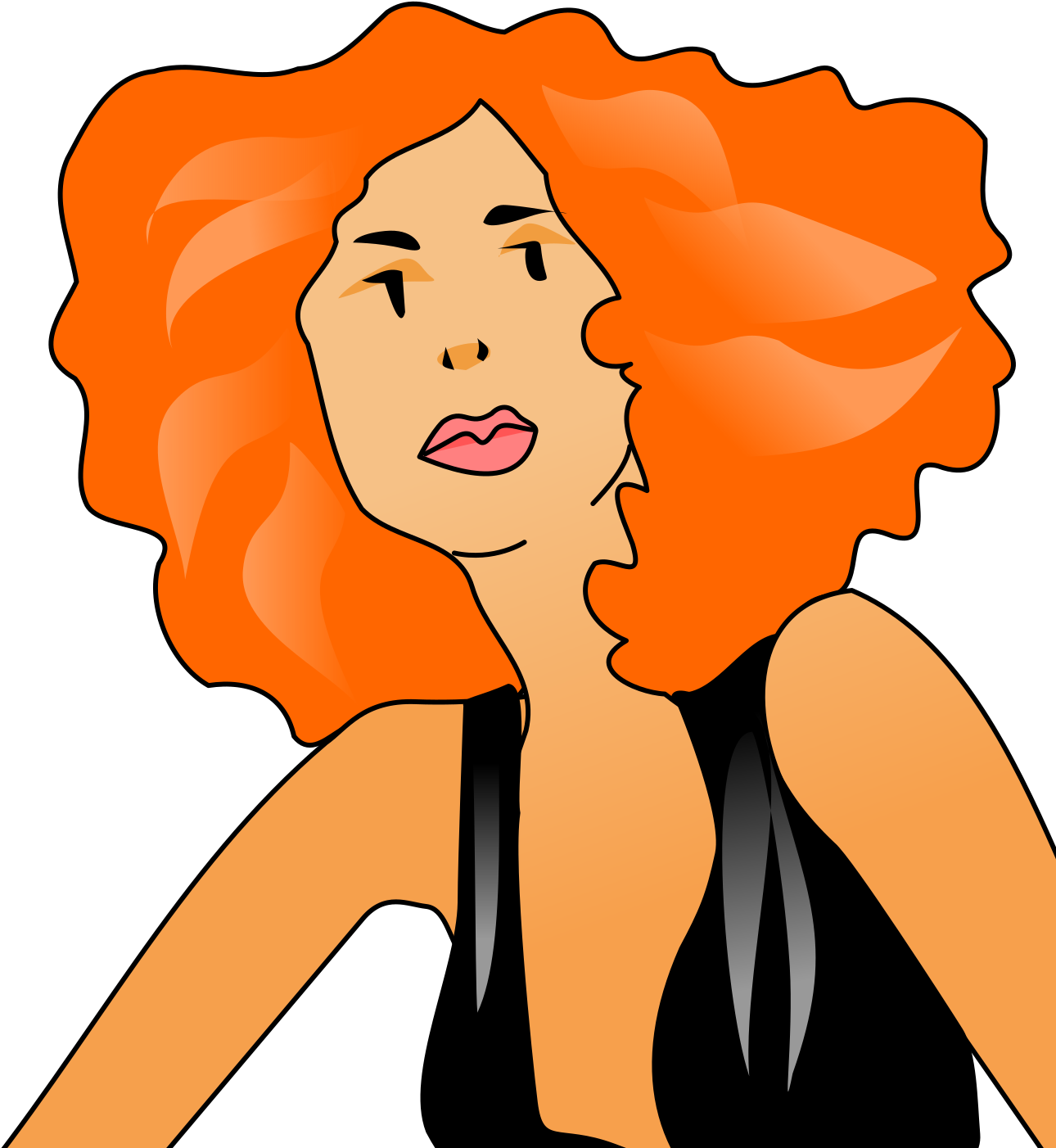 Fashion Human Hair Color Model Computer Icons Blond Clip Art Png