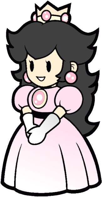 Newspaper Clipart - Princess Peach Coloring Pages - Png Download (500x708), Png Download