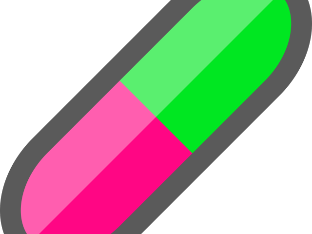 Tablet Clipart Pink Pill - Skateboard Deck - Png Download (640x480), Png Download