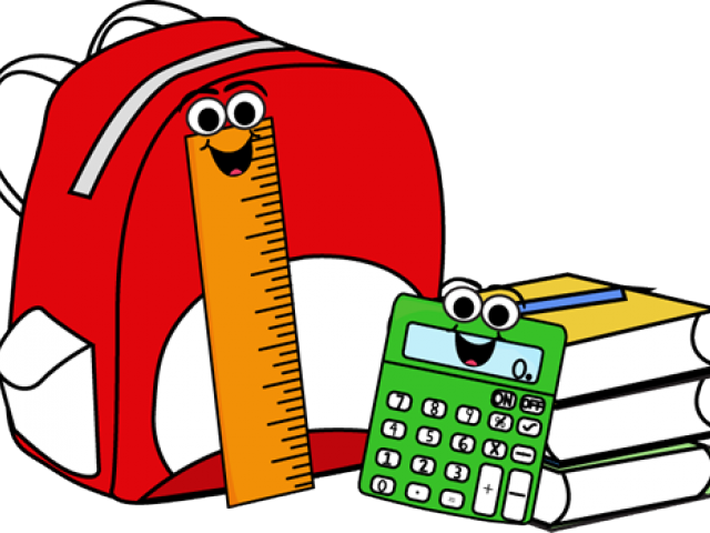 Saturday Clipart Saturday School - School Supplies Clipart - Png Download (640x480), Png Download