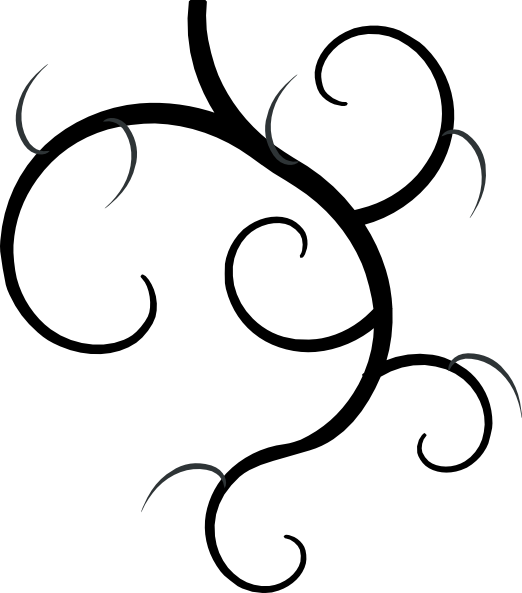 Vine Clip Art - Swirl Clip Art - Png Download (522x593), Png Download