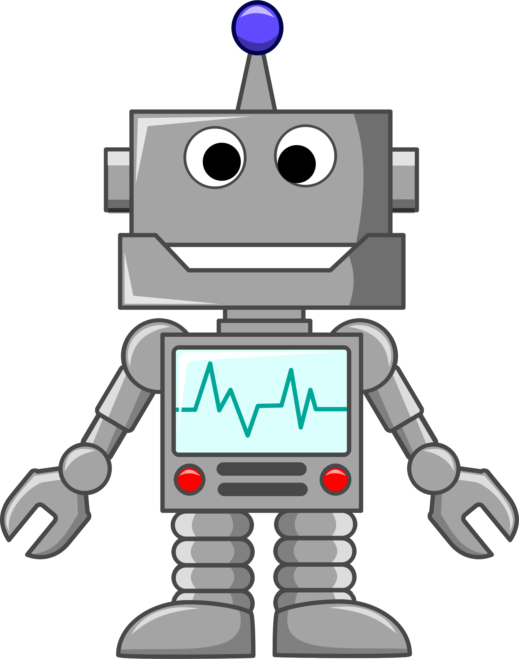 Clipart - Robot Clipart - Png Download (1818x2307), Png Download
