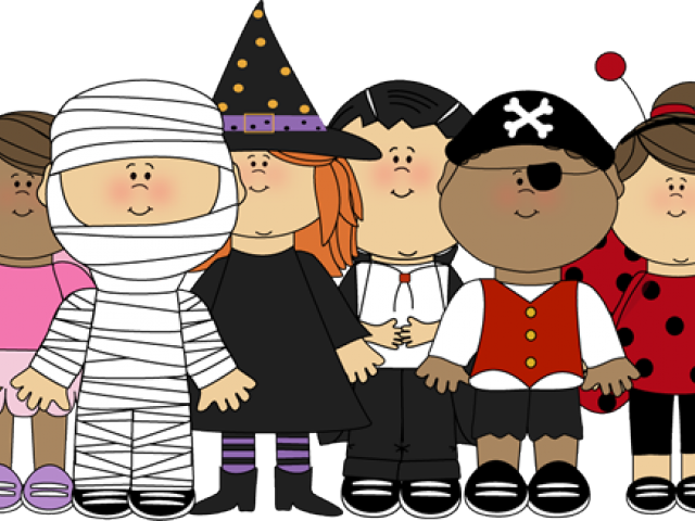 Funny Clipart Halloween - Trick Or Treating Preschool - Png Download (640x480), Png Download