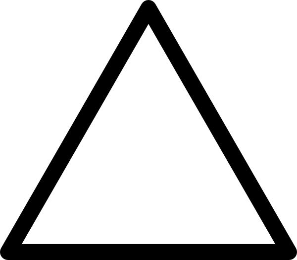 Triangle Clip Art - Bleach When Needed Symbol - Png Download (600x524), Png Download