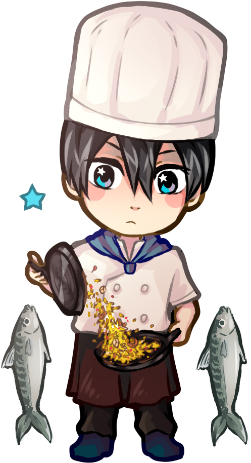 Clip Art Royalty Free Stock Chef Haru Free Pinterest - Dibujos Kawaii De Chef - Png Download (750x1000), Png Download