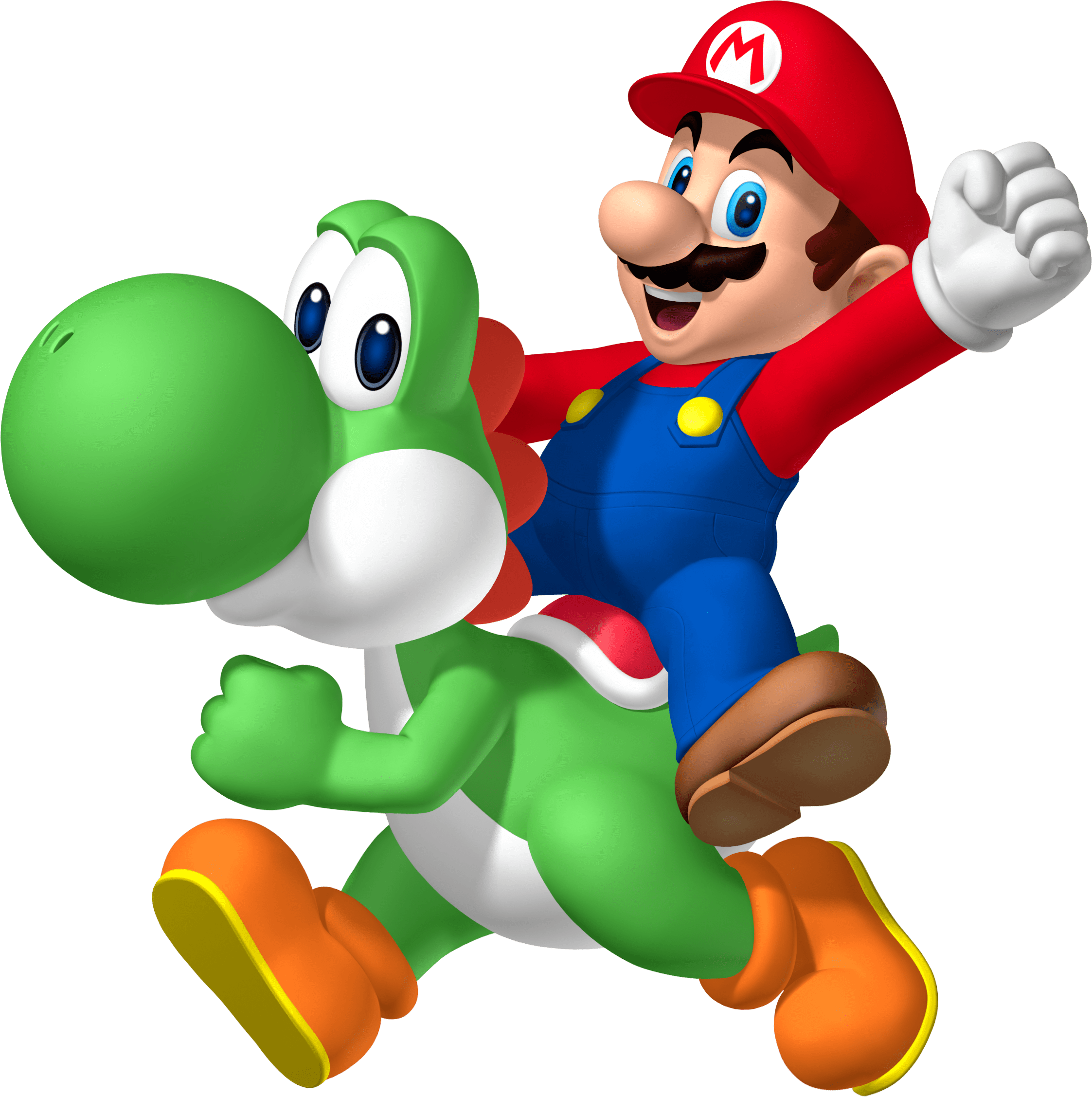 Related Wallpapers - Mario And Yoshi Png Clipart (2245x2254), Png Download