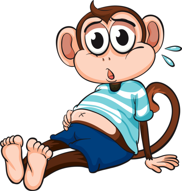 Insects, Tube, Humour, Clip Art, Daughters, Humor, - Monkey Human Cartoon - Png Download (600x632), Png Download