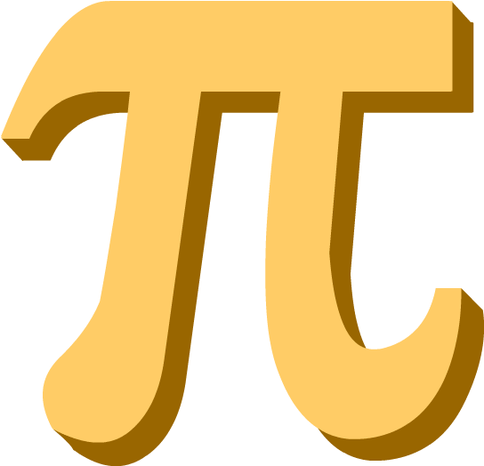 Pi - Calligraphy Clipart (880x880), Png Download