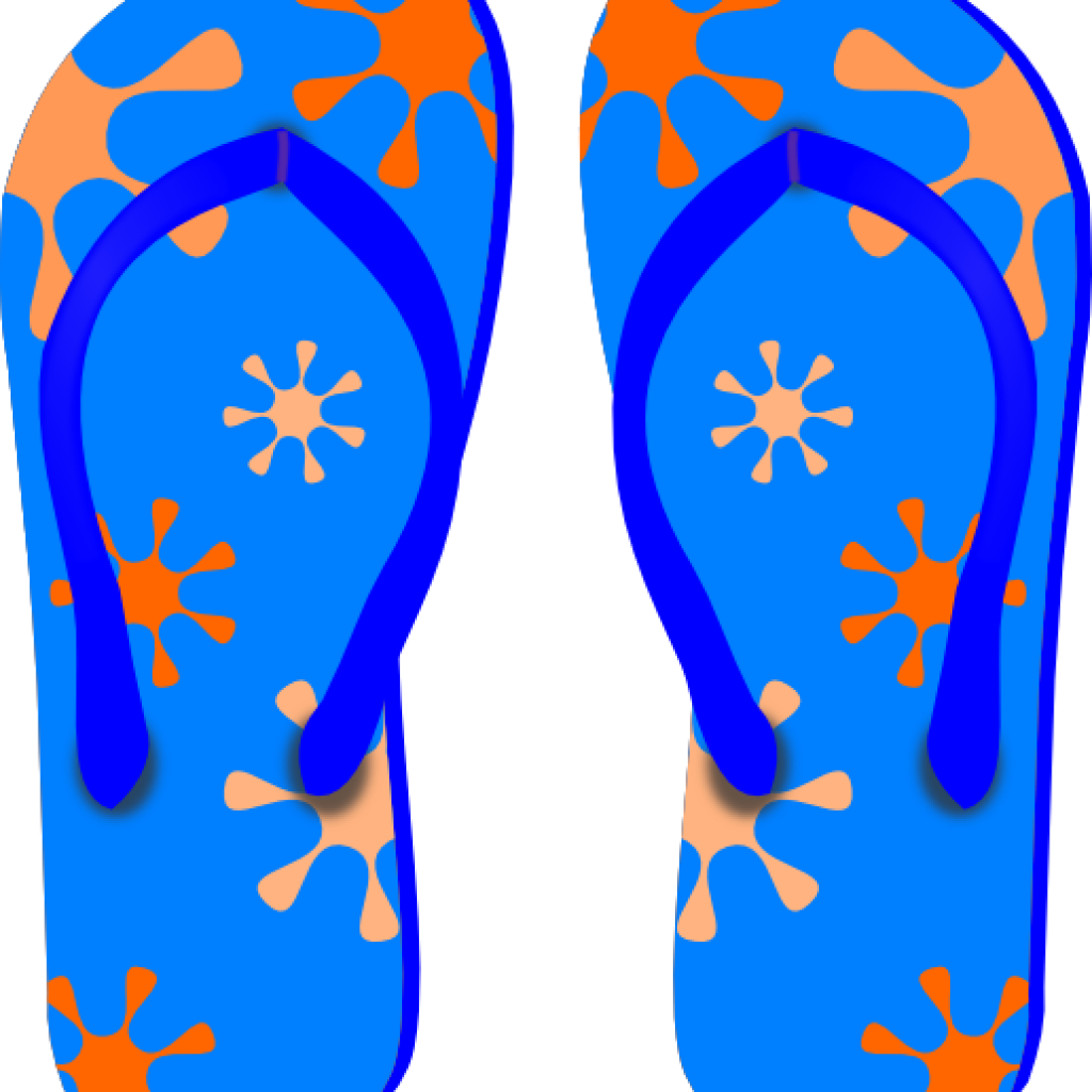 Clipart Slippers 19 Slippers Graphic Freeuse Download - Flip Flop Clip Art - Png Download (1024x1024), Png Download