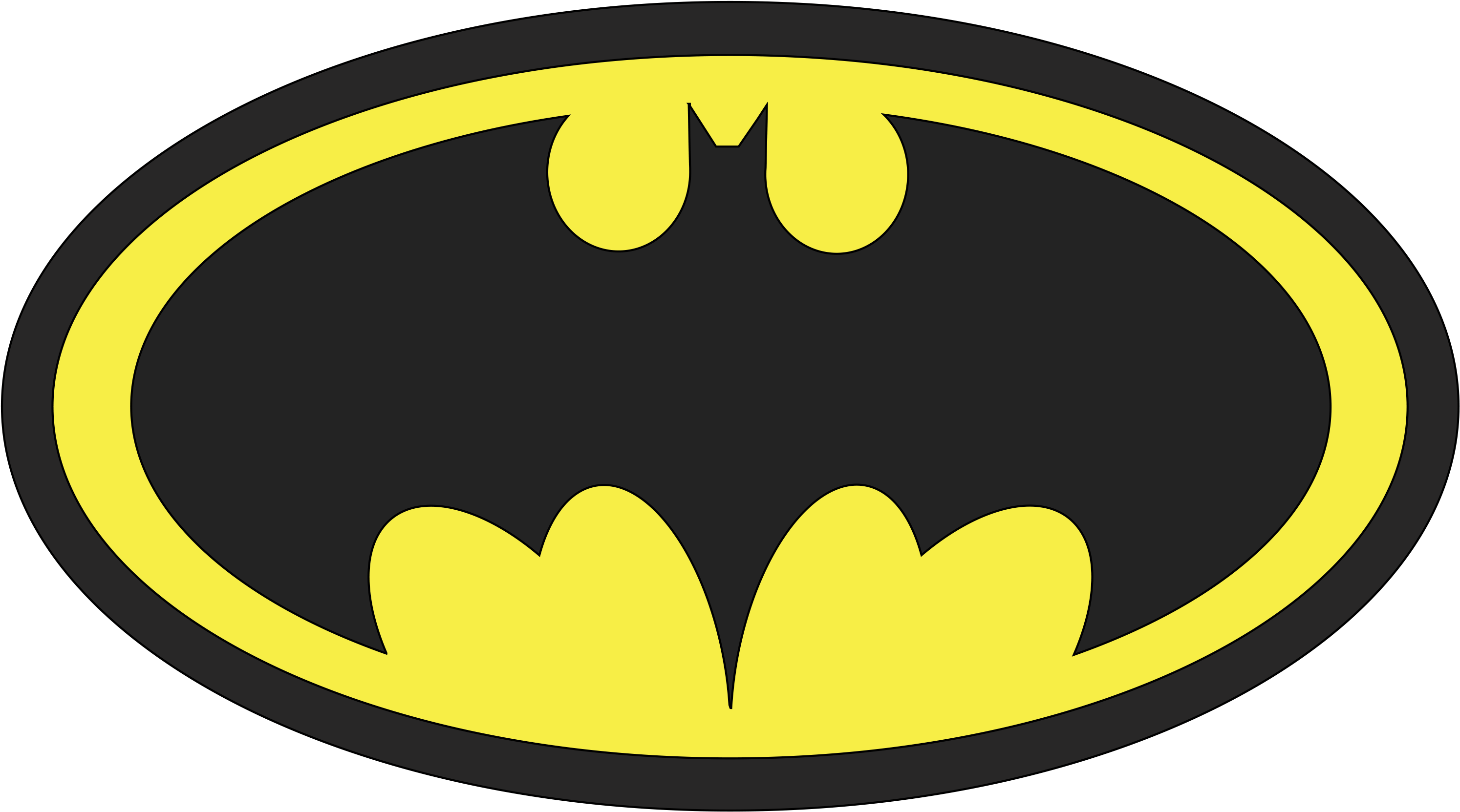 Logo Batman Clipart (3031x1706), Png Download