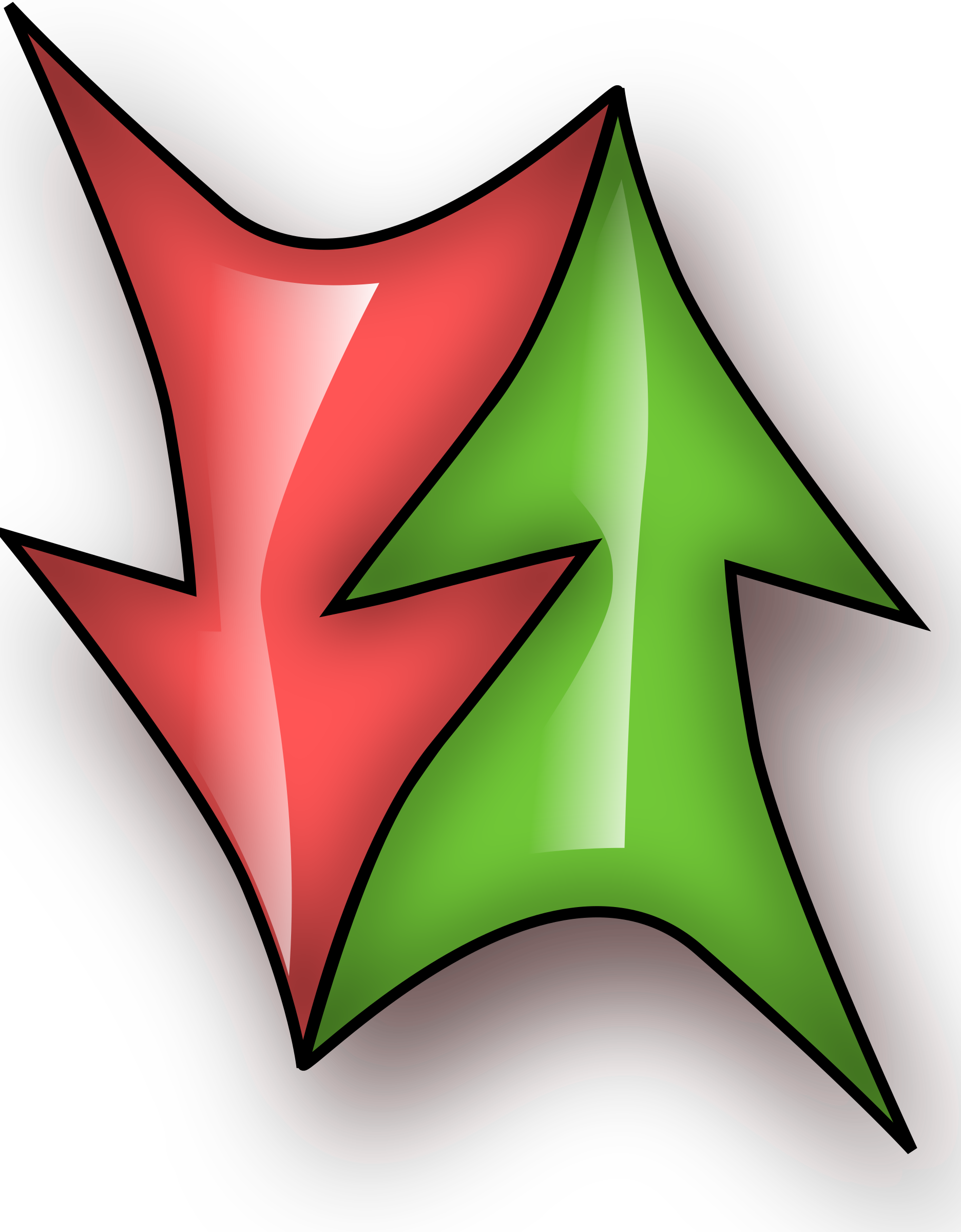 Big Image - Down And Up Arrows Clipart (1872x2400), Png Download