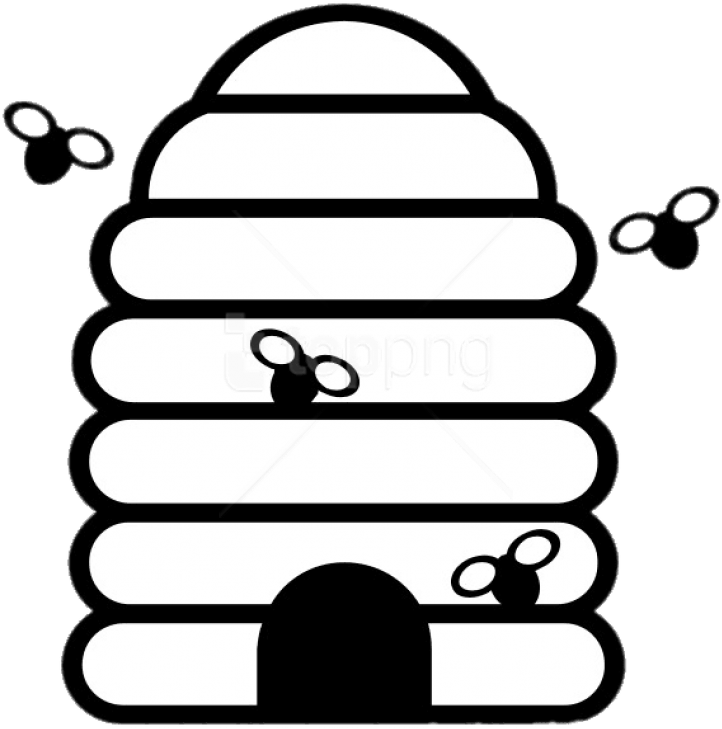 Beehive And Bees Clipart - Every Step In Beekeeping - Png Download (670x668), Png Download