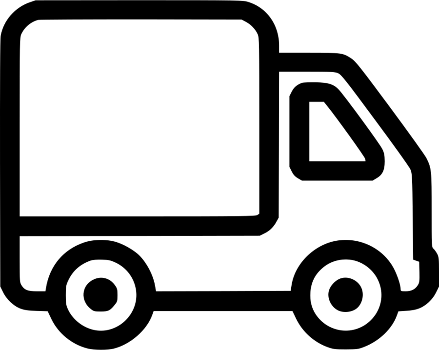 Truck Icon Clipart (900x718), Png Download