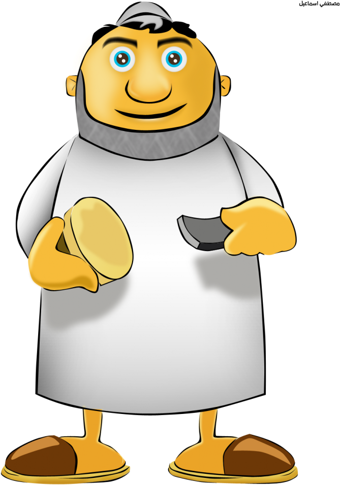 Person Islamic Clipart Png - مسحراتى Transparent Png (733x1024), Png Download