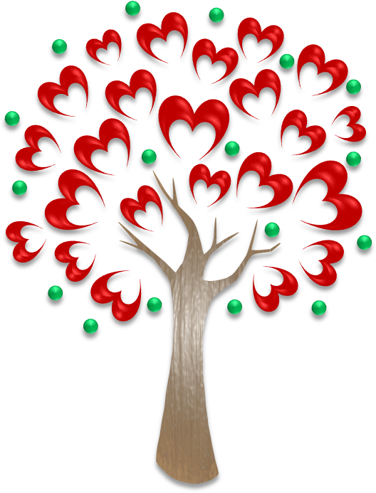 Love Tree I Wallpaper, Embroidery Patterns, Clip Art, - Islamic Art - Png Download (536x698), Png Download