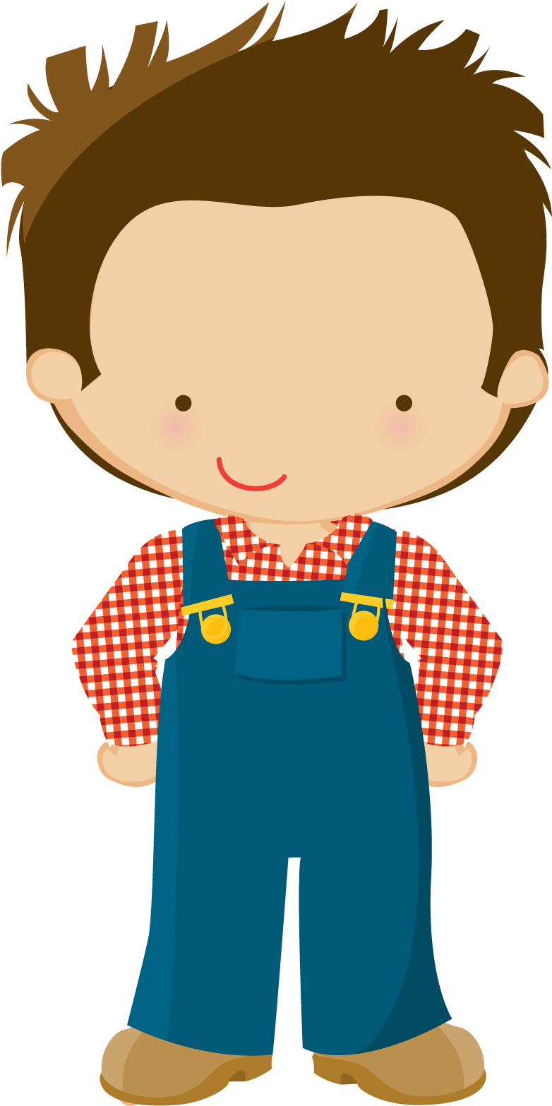 Angry Farmer Png - Menino Da Fazendinha Png Clipart (942x1833), Png Download