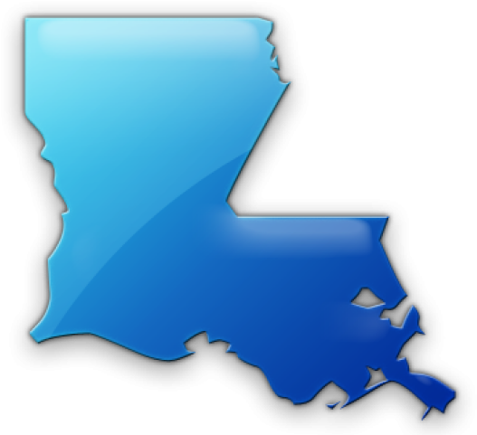 Blue Louisiana Clipart (640x480), Png Download