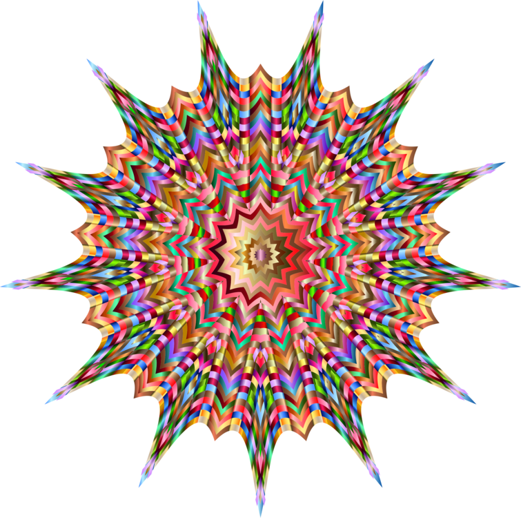 Islamic Art Calligraphy Computer Icons Geometric Abstraction - Fractal Art Clipart (755x750), Png Download