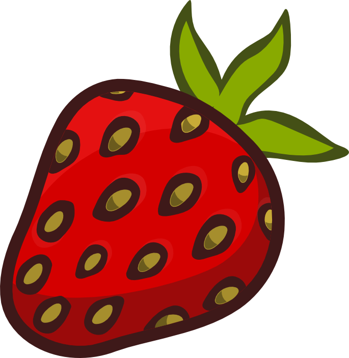 Strawberry Clip Art Free Clipart Images 4 Wikiclipart - Clipart Strawberries - Png Download (685x703), Png Download