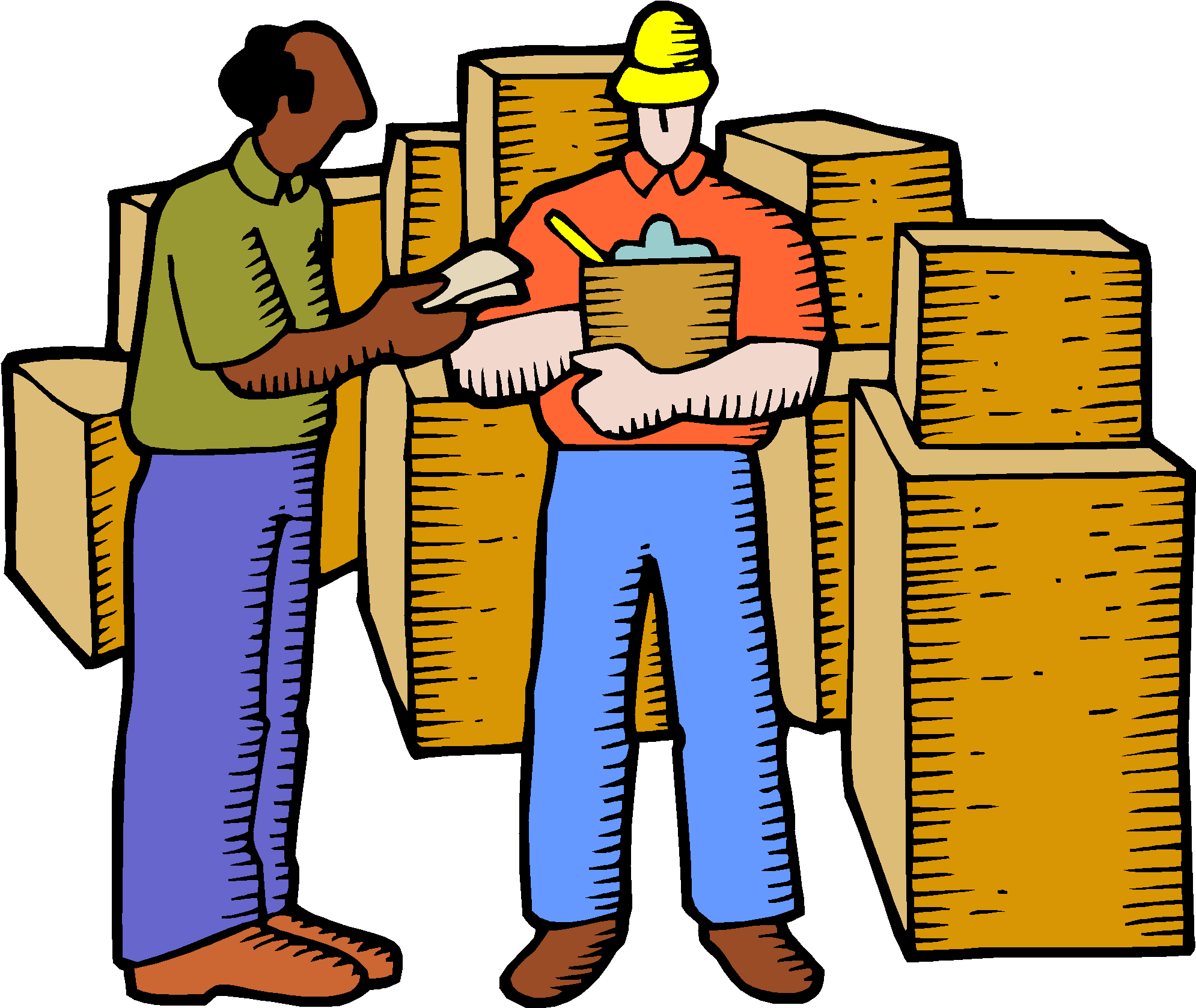 Fairfield Farmers Market - Producer And Consumer Clipart - Png Download (2073x1764), Png Download