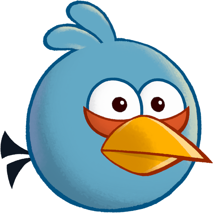 Angry Birds Toons - Angry Birds Toons The Blues Clipart (841x850), Png Download