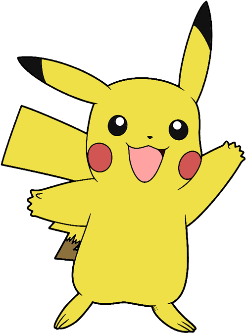 Pokemon Clip Art Images Cartoon Wikiclipart - Clipart Pikachu - Png Download (500x687), Png Download
