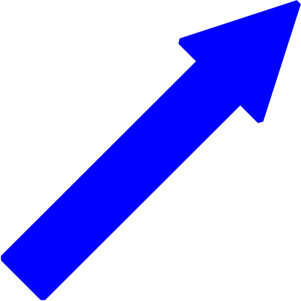 Blue Arrow Right Down Png Clip Art Transparent Png (594x595), Png Download