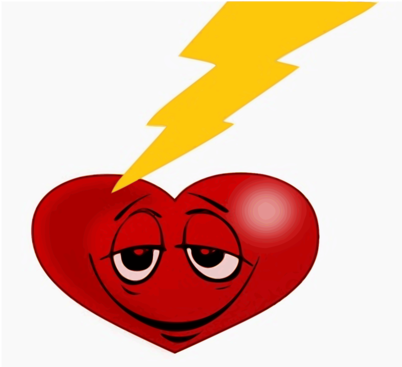 Love At First Sight Drawing Falling In Love Lovestruck - Clip Art - Png Download (750x750), Png Download