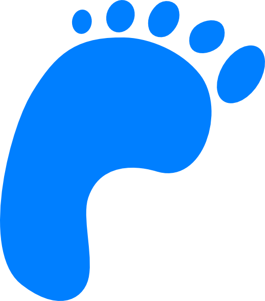 Footprints Clip Art At Clkercom Vector Online Royalty - Clip Art - Png Download (522x594), Png Download
