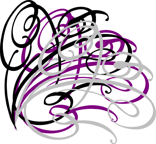 Decorative Swirl Png 900px Large Size - Swirl Clip Art Transparent Png (600x554), Png Download