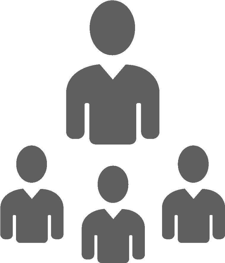 Grey Clipart Of Four People - Illustration - Png Download (1169x1134), Png Download