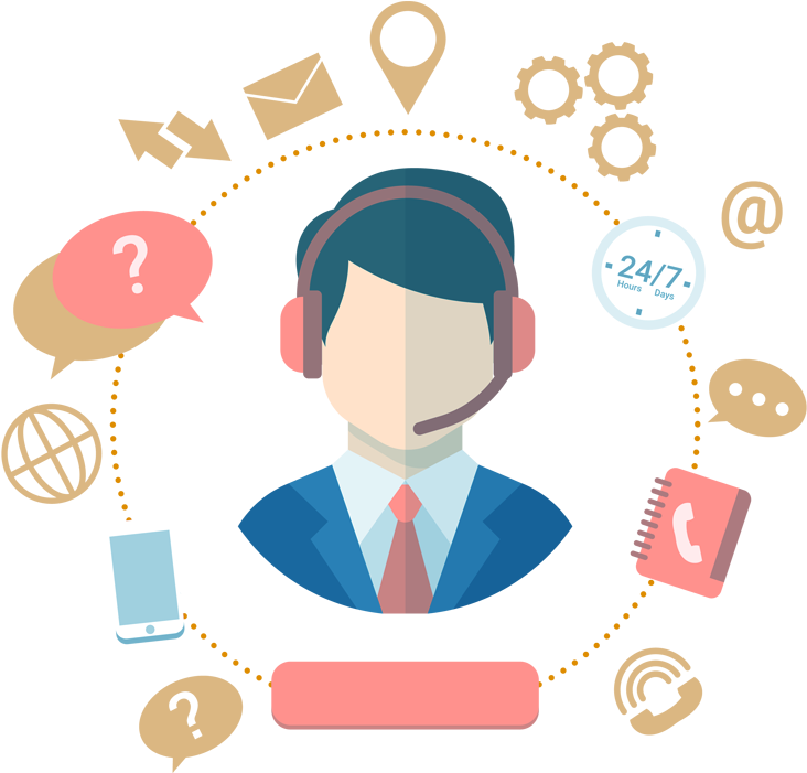 Space Science & Technology - Customer Service Clipart (757x700), Png Download