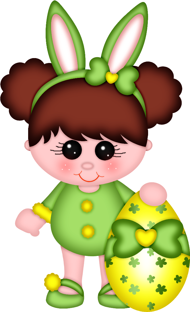 Happy Easter, Bunnies, Clip Art, Filing Papers, Cutting - Clip Art - Png Download (967x1200), Png Download