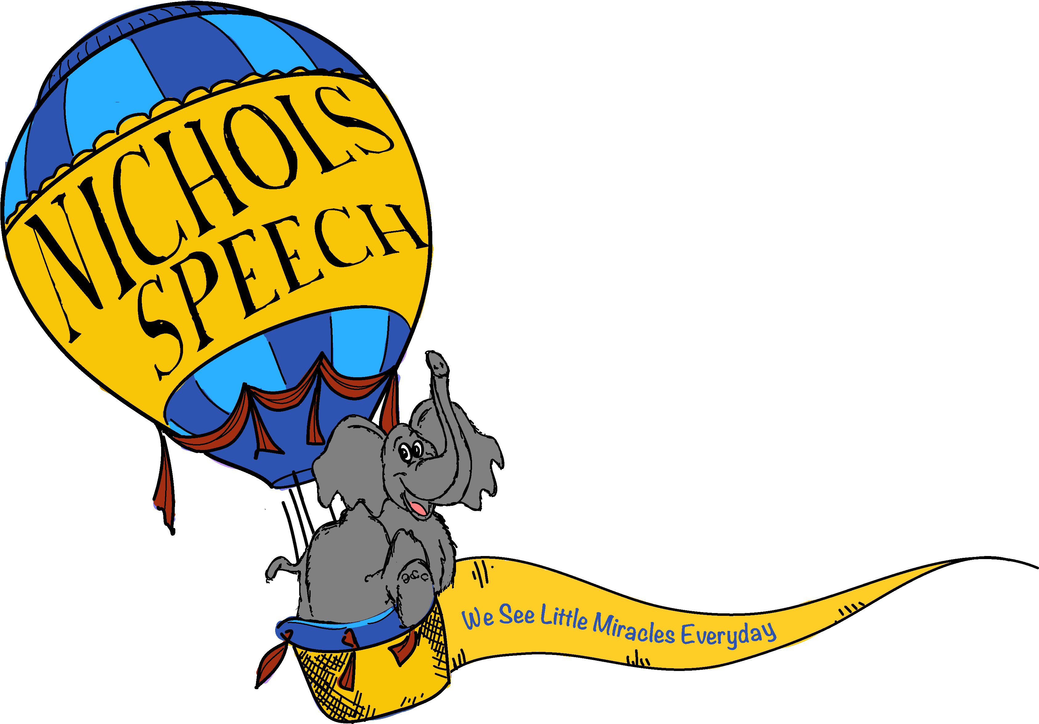 Nichols Speech, Inc - Cartoon Clipart (3933x2933), Png Download