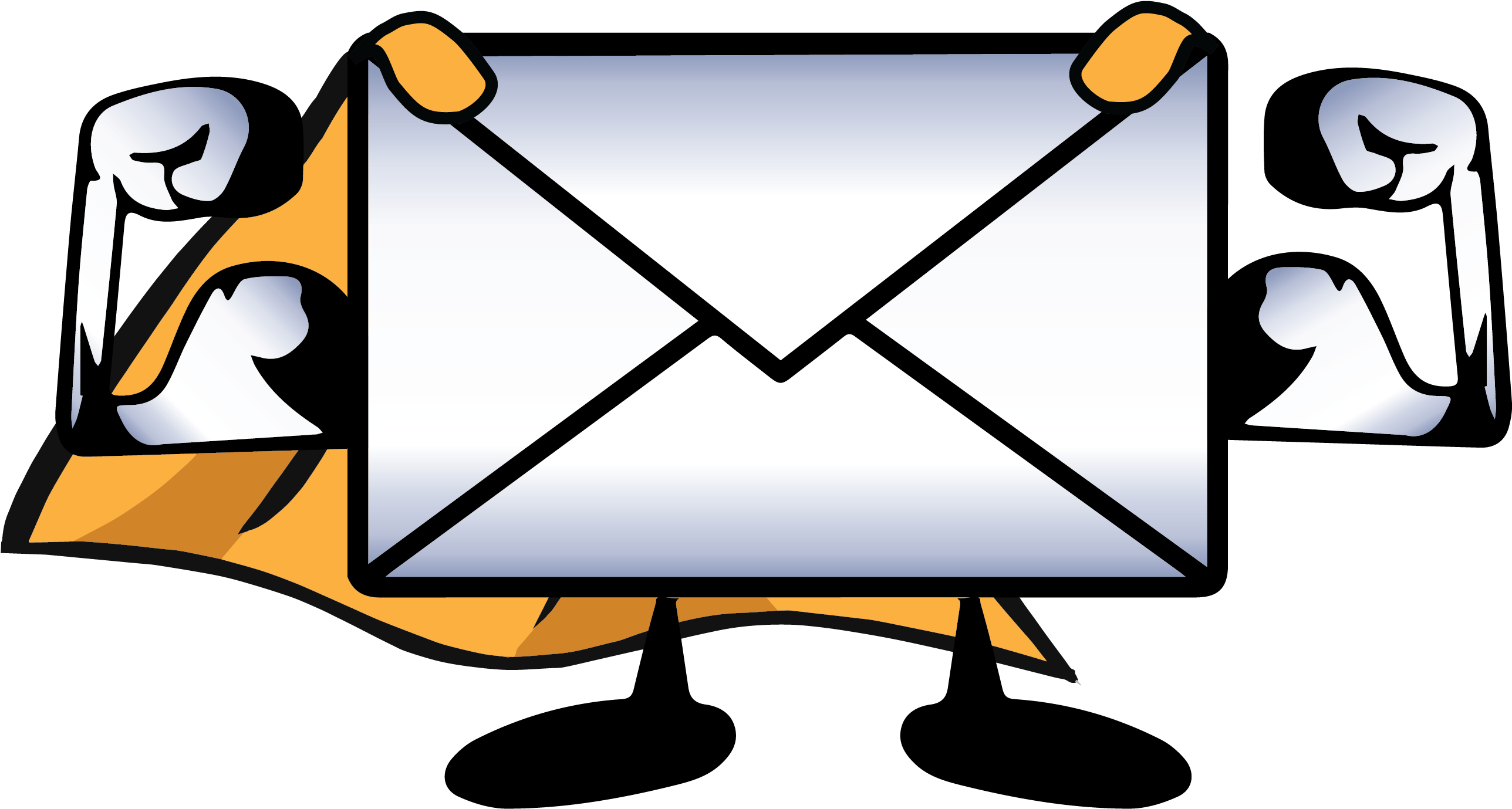 As Spinach Is To Popeye, Digital Technology Is To Direct - Mail Gif Clipart - Png Download (2647x1440), Png Download