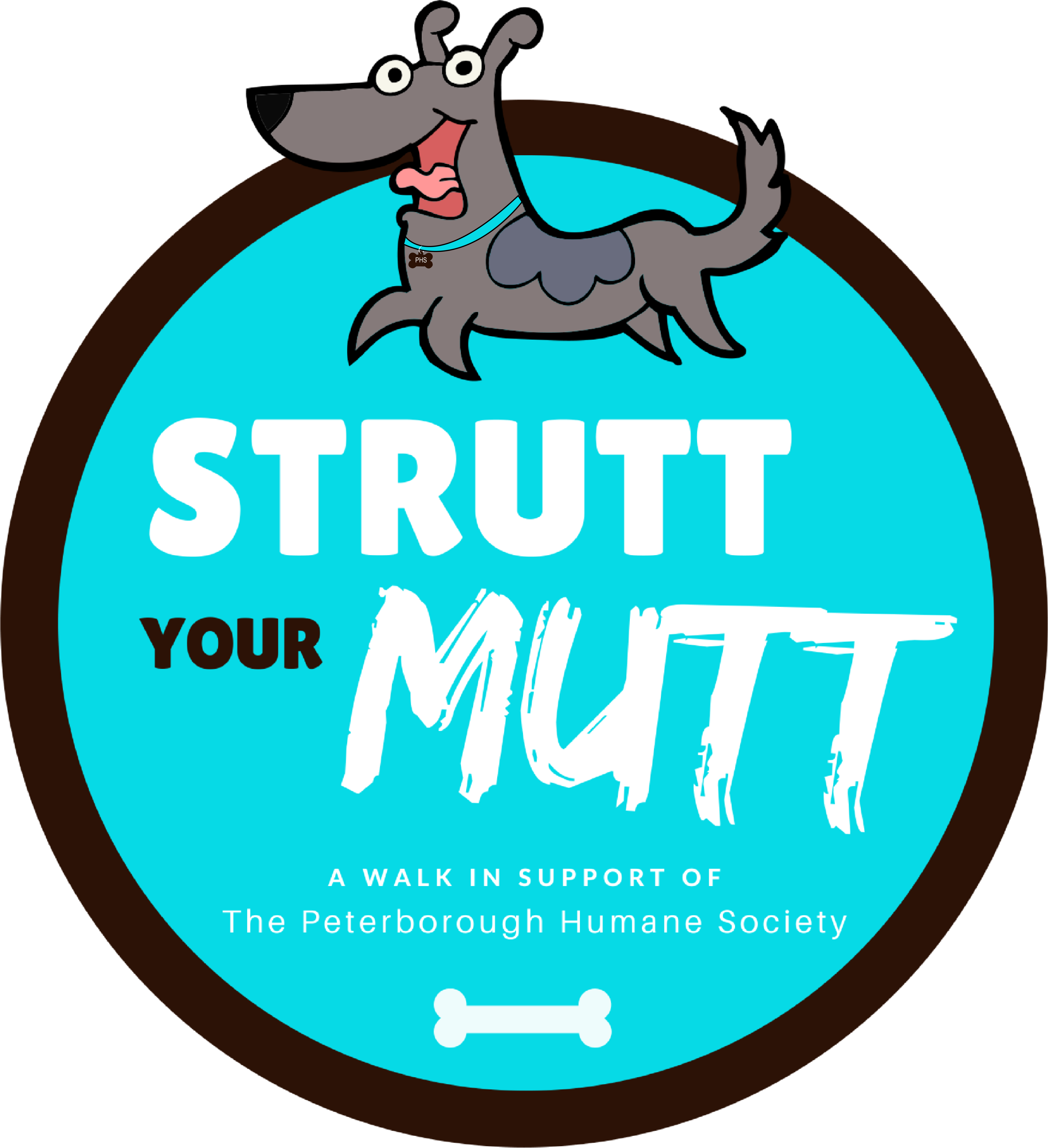 Logo Web Export - Strut Your Mutt Peterborough Clipart (1718x1888), Png Download