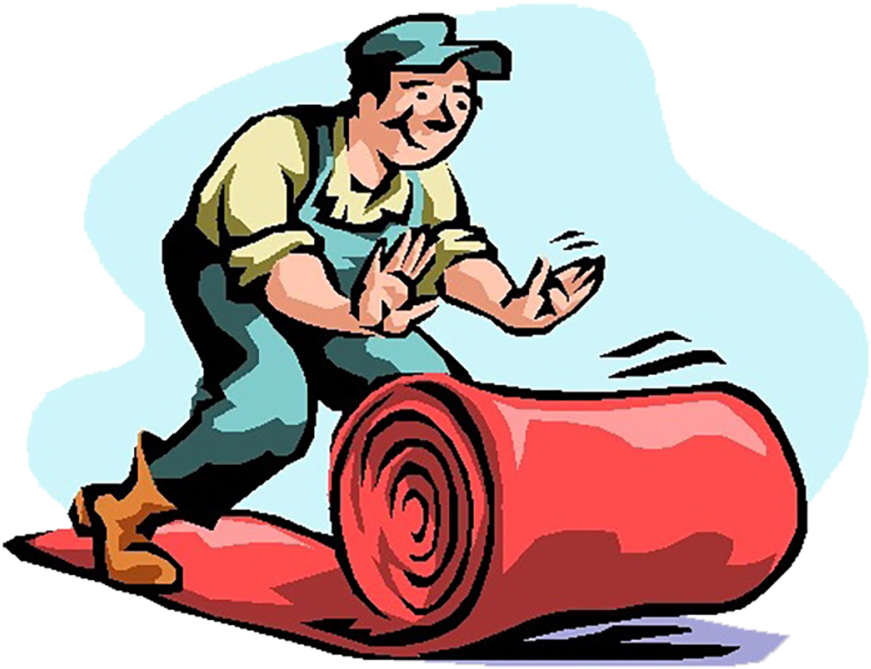 Young's Of Brecon - Carpet Installer Clipart (900x900), Png Download