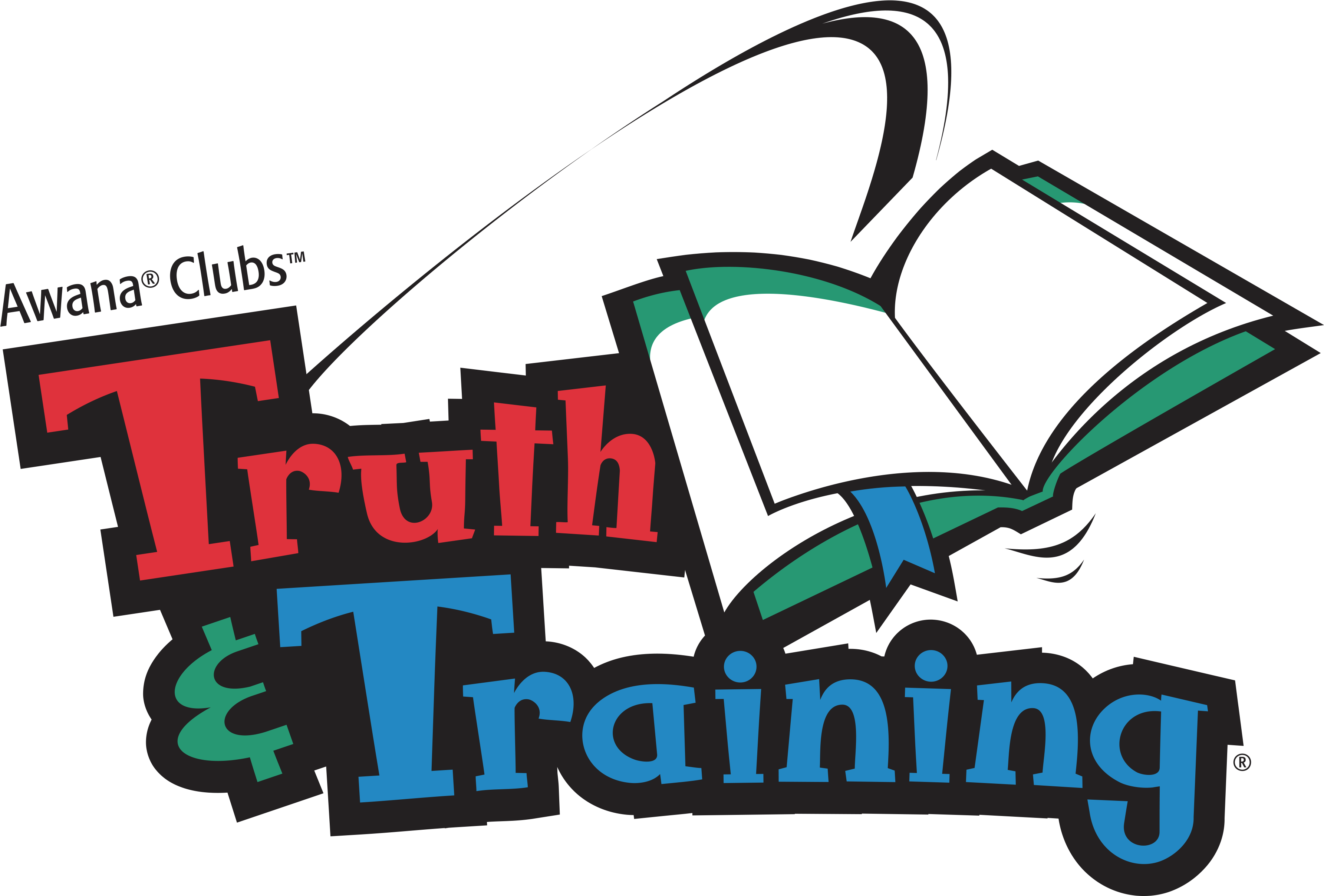 티앤티 로고 - Truth And Training Awana Clipart (3803x2673), Png Download