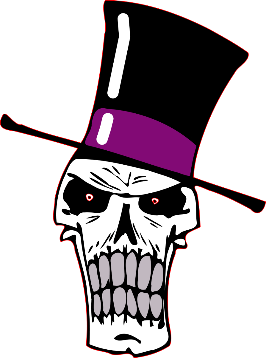 Herr Skull 6 Untersetzer Clipart (894x1200), Png Download