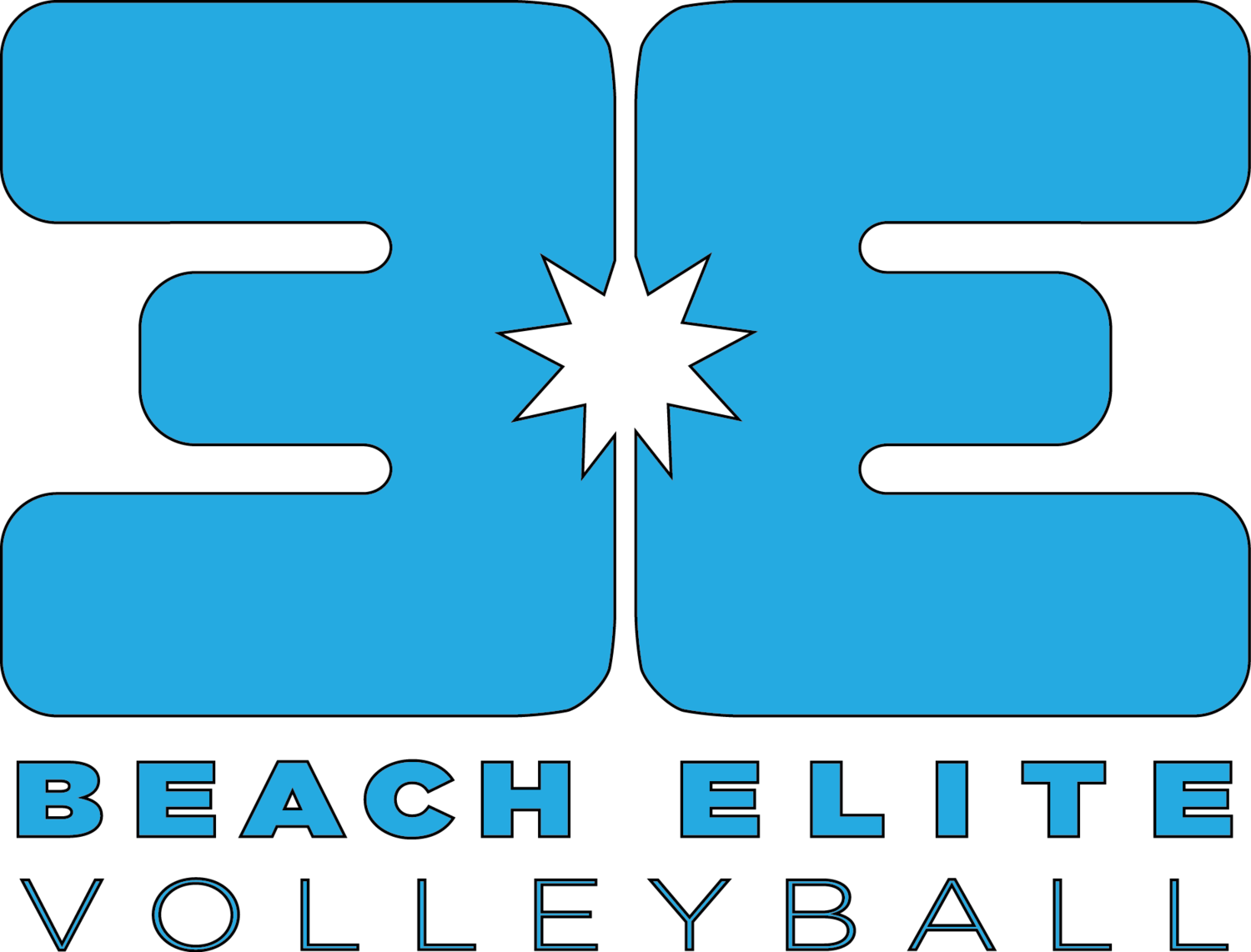 ﻿beach Elite Volleyball - Beach Elite Volleyball Club Clipart (1500x1142), Png Download