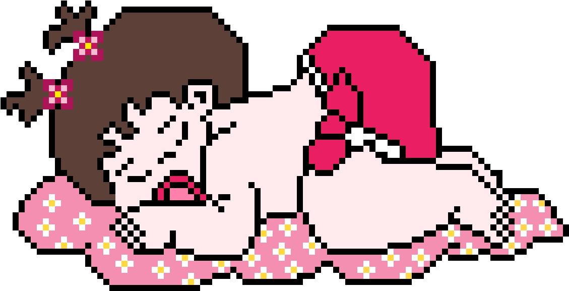 Baby Girl Sleeping Clipart (1200x1200), Png Download