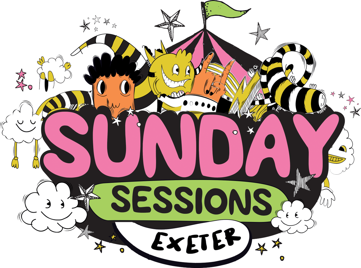 Noel Gallagher's High Flying Birds And The Charlatans - Logo Sunday Sunday Clipart (1200x890), Png Download