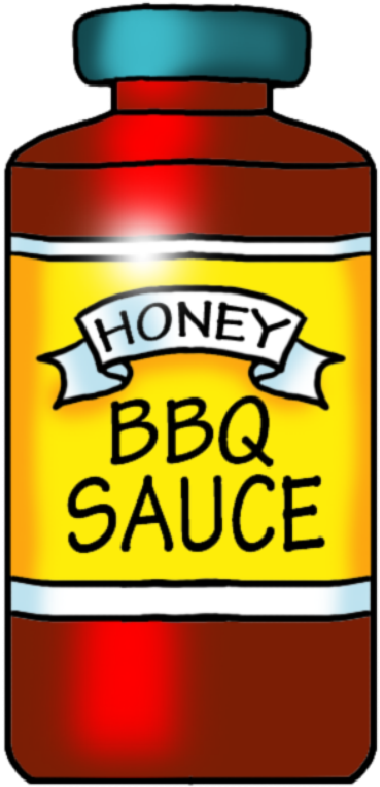 Bbq Sauce Honey Bbq, Backyard Bbq, Recipe Cards, Kitchen - Clip Art Bbq Sauce - Png Download (389x800), Png Download